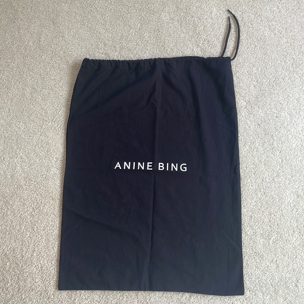 Anine Bing | Dust Bag Black Logo Spellout